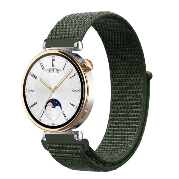 18MM Sport Nylon Loop Band för Xiaomi Mi Smart Watch Armband Dam Armband För Garmin Vivoactive 4S/Venu 2s Correa Armband armeijanvihreä army green 18MM