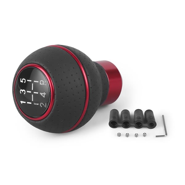 5-växlad universell växelspaksknopp för bil i svart, M8 M10 M11, one size Black one size