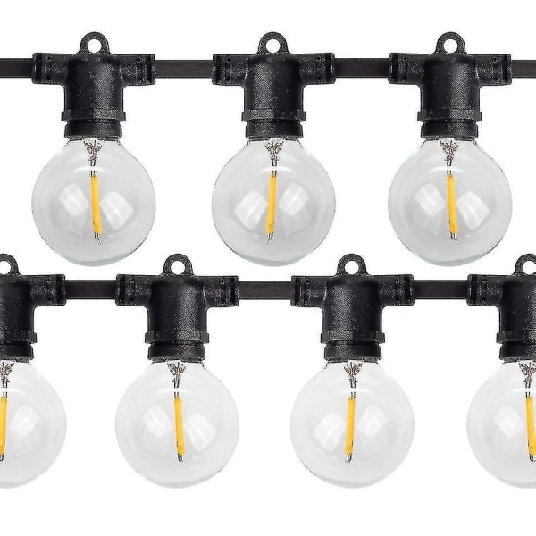 E12 G40 LED-lampor för ljusslingor - Varmvitt - 6-pack