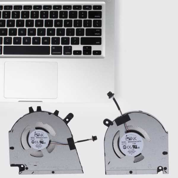 Bærbare Stille Kjølefan CPU GPU Kjøler for Inspiron 15 Plus 7510 16 7610 2021 CPU GPU