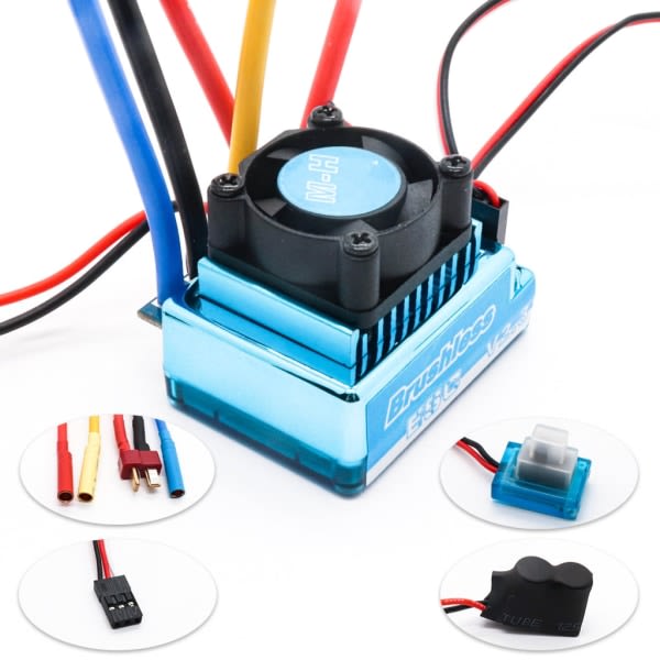 RC Vattentät ESC 45A 60A 80A 120A Hastighetsregulator för borstlös motor terrängmotor RC Part Crawler ESC för 1/10 RC bil null - 120A