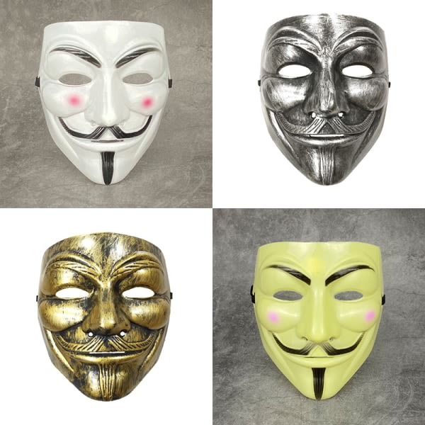 Vendetta Hacker Mask Anonym julfest present till vuxen K A7 one size A7 one size