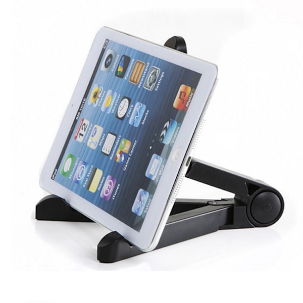 Justerbart tabletstativ, foldbart telefonstativ til skrivebord Black Variety