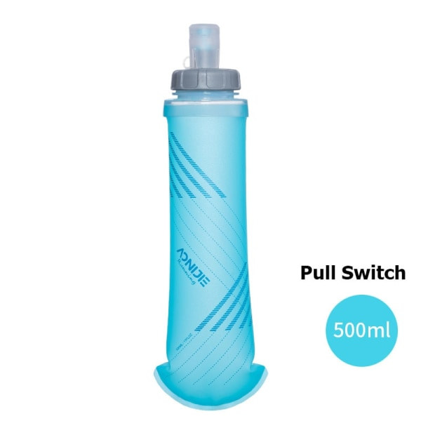 AONIJIE SD09 SD10 250 ml 500 ml Blød Kolbe Foldbar Vandflaske TPU Fri til Løbetræning Hydration Pack Midjeväske Vest SD24 Træk Switch