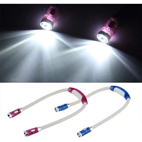 LED-läslampa, nackljus Handsfree-lampa Flexibel LED-natt