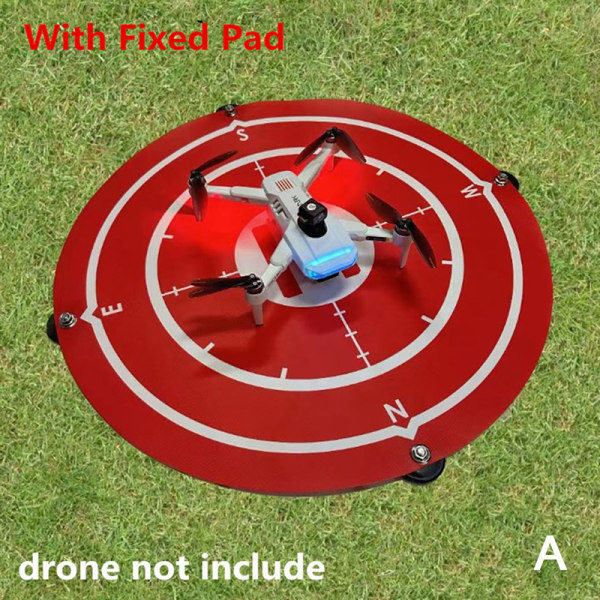 60CM Drone Landing Pad Vikbar Drone Portable Drone Landin Blå F Blue F