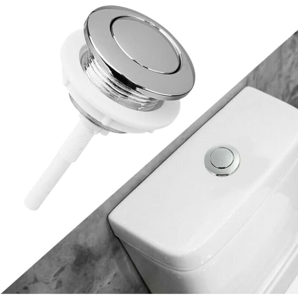 WC-säiliön painike, 38 mm painike kylpyhuoneeseen ja WC:hen Veden säästölaite - Sopii WC-säiliöön