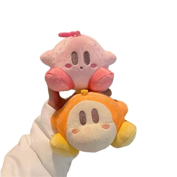 e Star Kirby Plyschdocka Pendel Cartoon Kawaii Mjuk Fylld Väska A1