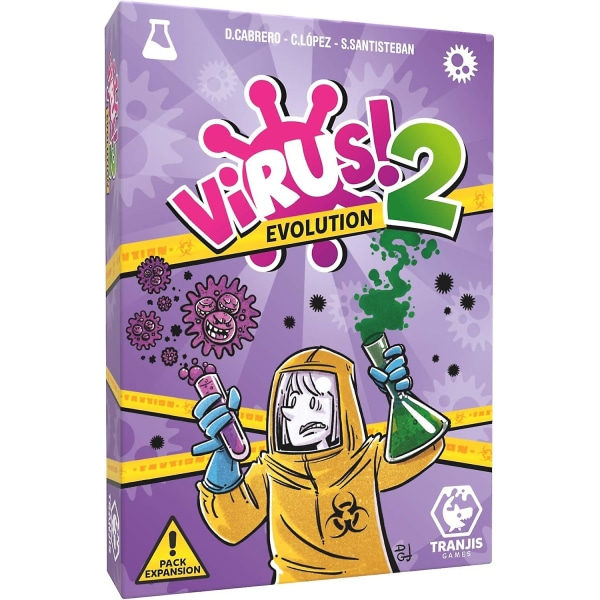 Tranjis Games - Virus! 2 Evolution (udvidelse) - Kortspil, aldre 8 til 99 (trg-12evo) Virus Virus