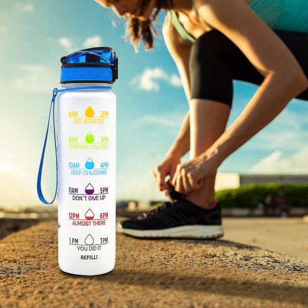 1L Udendørs Sports Vandflaske Fitness