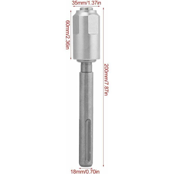 SDS til SDS Plus Konverteringsadapter, SDS til SDS Plus Adapter for Borhammer/Jack - Meisel/Bor/Borbit
