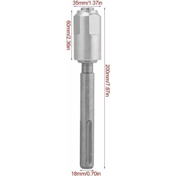SDS til SDS Plus Konverteringsadapter, SDS til SDS Plus Adapter til Borehammer/Jack - Mejsel/Bor/Borbit
