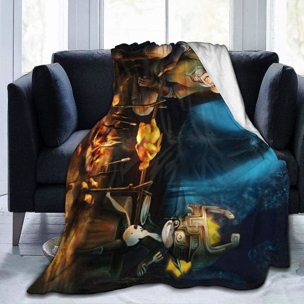 Legend-Zelda varm fleecepledd for sovesofa -w491 50x40in 125x100cm