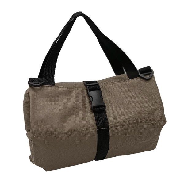 Verktøyveske med glidelåser og håndtak Multi-Tool Roll Up Vesker for Katt Verksted Garasje Hengeverktøy Bærer Khaki