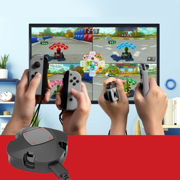 Etui Gaming tilbehør Reiseveske Switch etui Deksel Kompakt kvalitetsmateriale laget for OLED Grå