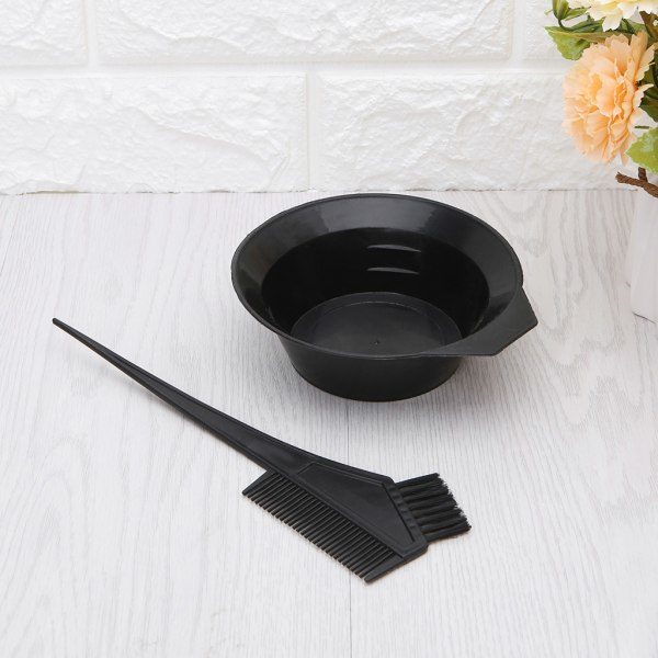 2 kpl Hiusten värjäysväriharjakulho Combo väriharjasarja Set Tint Tool Bleach