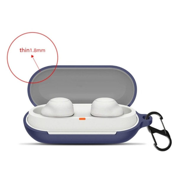 Etui for Bluetooth-hodetelefoner, beskyttelse for hodetelefoner, MØRKBLÅT mørkeblå Dark Blue