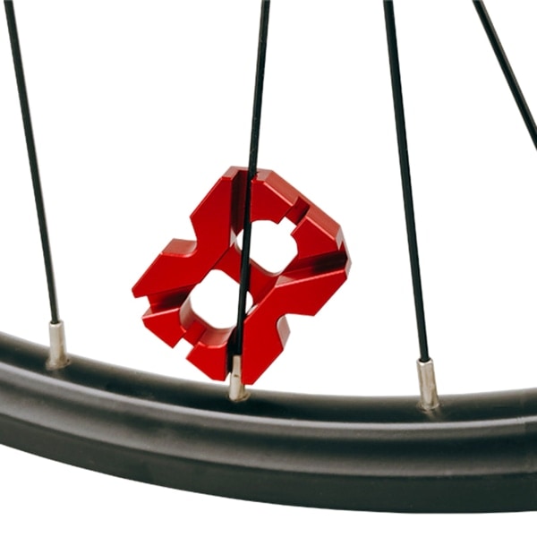 Cykelekrernøgle Skiftenøgle til Nøgle Cykelhjul til Fælgjustering Cykel Mini Reparationsværktøj Bærbar 6-vejs Spårnøgle S Blå