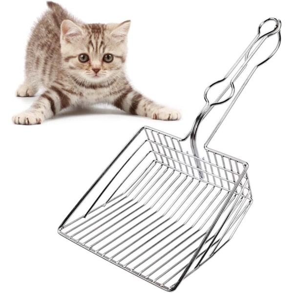 Kattsandspade i metal, rengøringsspade for kattungar