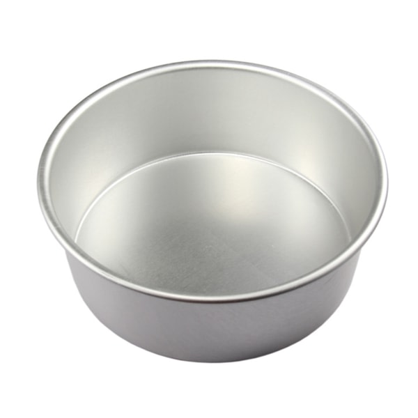 Rund sømløs form 4~12 tommer aluminiumlegering Non-stick kageform Multifunktionsbagning Bageform i ét stykke null - B