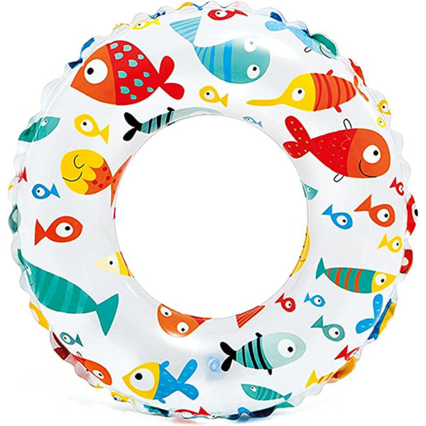 Tryckt Simring - Uppblåsbar Simring - Diameter 51cm