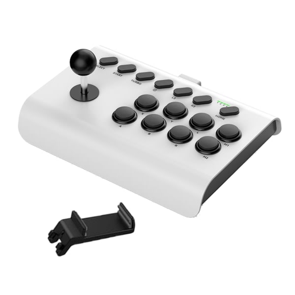 Game Joystick Rocker Fighting Controller for brytere PC Spillkontroller Board Joystick Control Device White Black