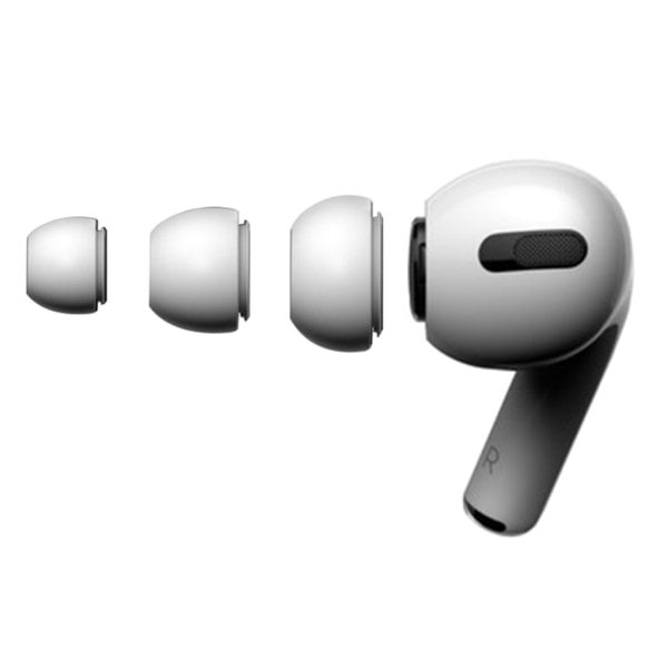 3 sett for Airpods Pods Pro3 ørepropper Bluetooth-kompatible hodetelefoner Myke Svart Black