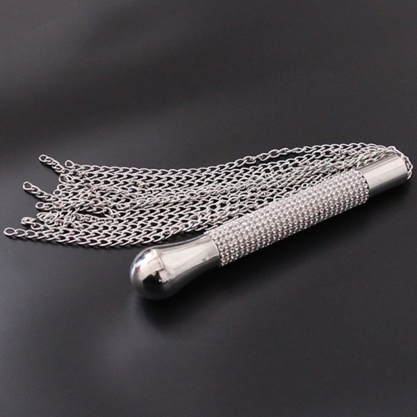 Metallseosketju-Tofs Lyhyt Ratsastusvitsa Crop Crys