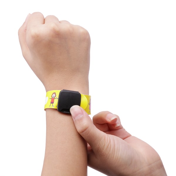 Återanvändbara armband för barnsäkerhets-ID Vattentäta, justerbara rese-ID-armband fo