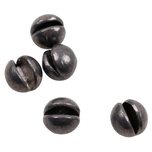 100 st 2,0 mm-4,0 mm flugbindande slitsade volframpärlor set 100PCS