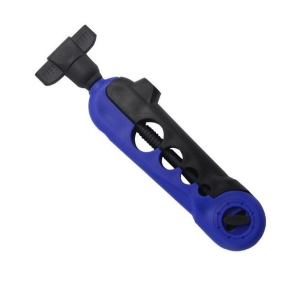 Fiskeverktyg Bärbar fiskelina Winder Reel Line Spooler hej Vit Blå en storlek White Blue one size