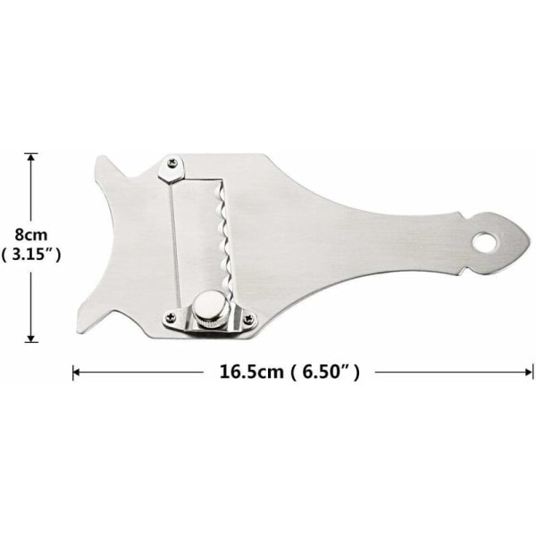 1 st tryffelriv i rostfritt stål, form av tjurhuvud, bekvämt rakblad för skivare, choklad, ost, choklad