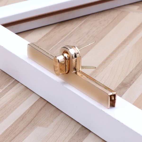 Vändskruvslås Hårdvara Plånbokslås Plånboks Vridlås DIY Väska Fäste Plånboks Hantverk Väska Tillbehör