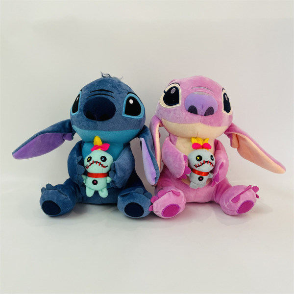 Stitch Plyschdocka Leksaker Anime Lilo & Stitch Fylld docka Söt Stich Plyschdocka Barn Födelsedagspresent B-25CM