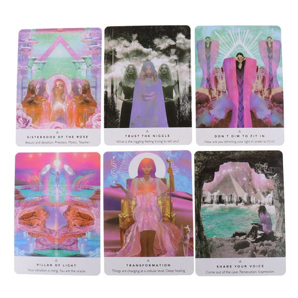 Arbejd med dine lette Oracle-kort af Rebecca Campbell Et kortspil med 44 kort Multicolor one size Multicolor one size