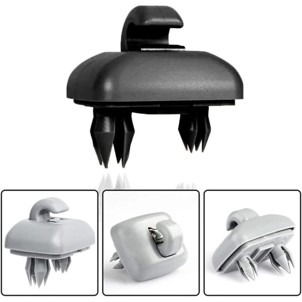 2 stk. automatiske solskærm clips, solskærm clips krog erstatning til Audi A1 A3 A4 A5 Q3 Q5(8E0 857 562) A7 B6 B7 B8 S4 S5
