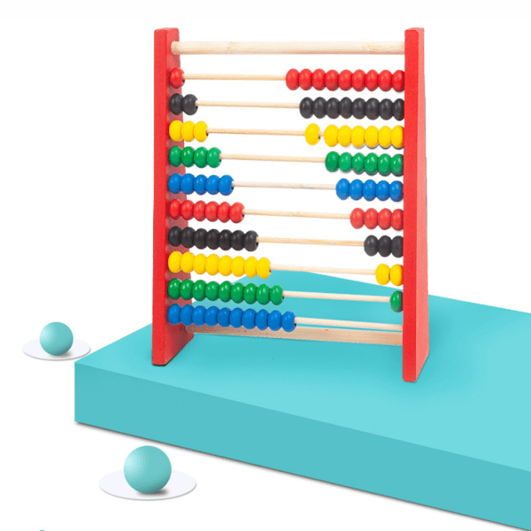 Träram för intelligensutveckling för barn Matematik för 3-6 år gamla Pedagogiska träleksaker för barn Ed