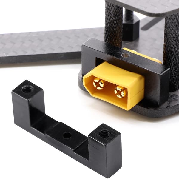 XT60 Pluggkontakt Holder Feste Fast montering for RC Aluminiumlegering Modelltilbehør