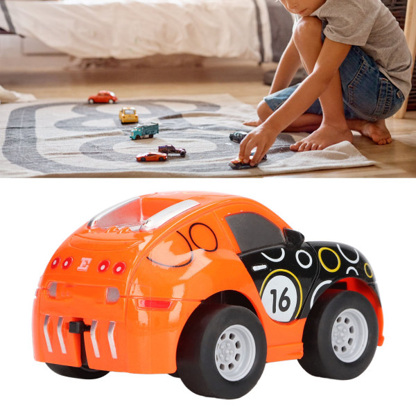 1/43 skala fjernbetjening bil højhastigheds 4 kanaler simuleret RC bil legetøj til indendørs udendørs 6148R Orange