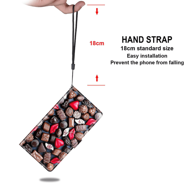 Cover til Samsung Galaxy A20e Etui Chokolade PU Læder Kortlomme Magnetisk