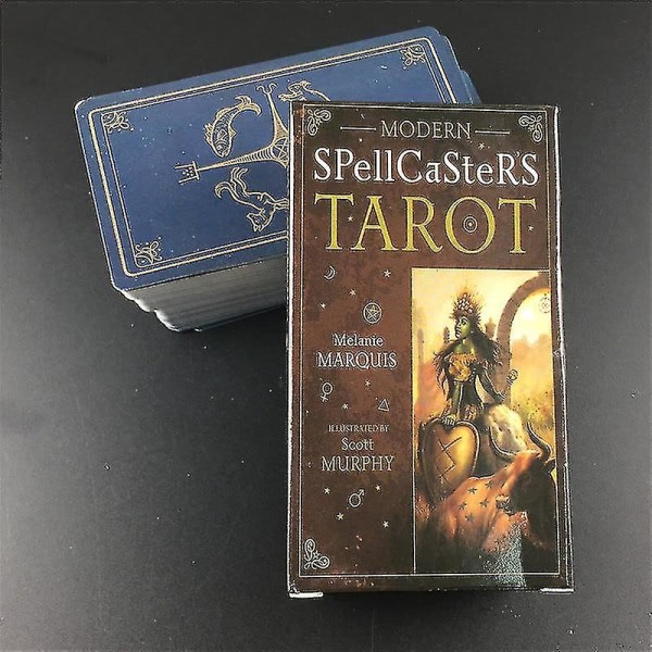 SQBB Moderna Tarot Tarot-kortit Pakka Lautapeli Englanniksi Perheelle Lahja Juhliin Korttipeli Huvi 44kpl Ts61