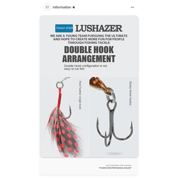 Fiskedrag Hard Squid Bait B B