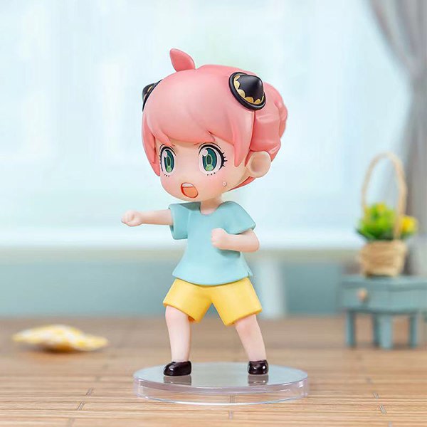 Popmart Spy X Family Anya Series Blind Box Legetøj og Figurer Dukke A4