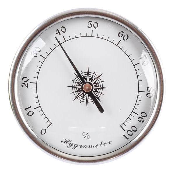 Vægmonteret termometer Hygrometer Barometer Indendørs Husholdnings Termometer til Hjem Vægrum Kuvøse til Tank Sølv - 2