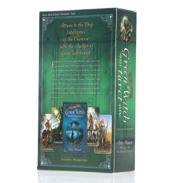 Den gröna häxan Tarot Engelska spådomsspel förutsägelse Multicolor onesize Multicolor onesize