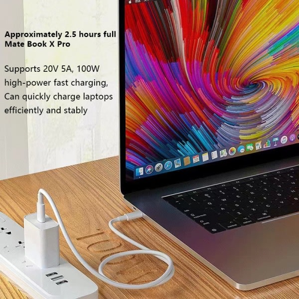 Høj kvalitet dobbelthoved PD 100W USB C til USB C Hurtigopladning D A3