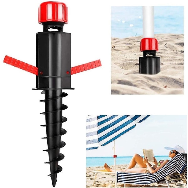 Strandparaply Sandankare, Markparaplyfötter, Basankare Plastparaplyhållare, För Sand Gräsmatta Uteplats
