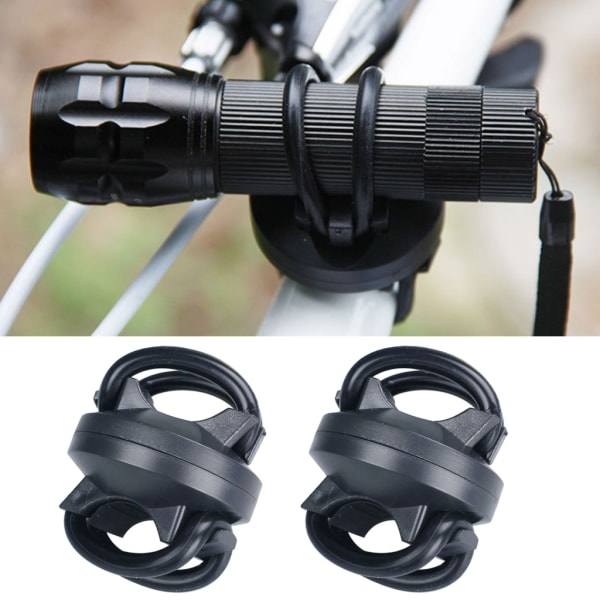 Cykellampa Band-Rem 360 Graders Rotation Grepp LED Ficklampa Ficklampa Clip Fäste