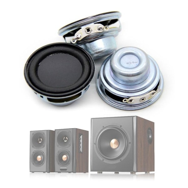 1,5 tum 4 Ohm 5W Mini Bärbar Audiohögtalare 40mm Fullrange Högtalare