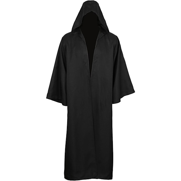 Halloween kostume til voksne, kappe, karneval, kostume, hættetrøjer, frakke, cosplay Black S
